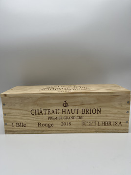 Château Haut-Brion 2018, 1er Grand Cru Classé, caisse en bois